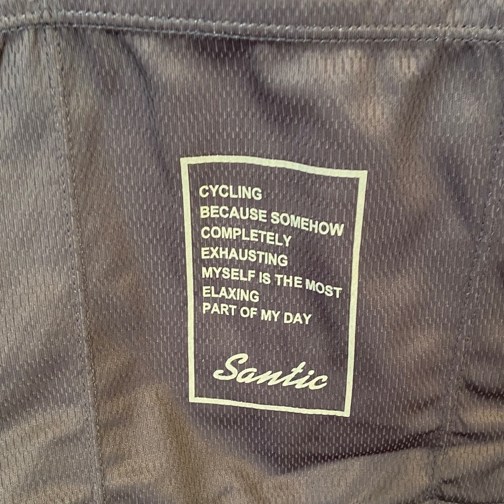 NWT Men’s Santic Yellow and Black Cycling Jersey- Size Small - Picture 11 of 12